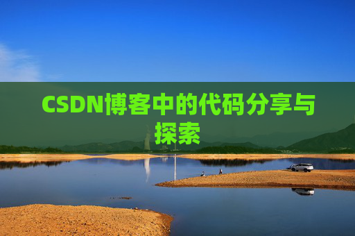 CSDN博客中的代码分享与探索